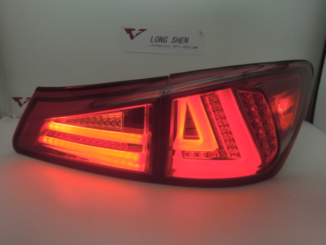 2005/11-2013 IS250 IS350 全LED光版晶鑽紅白 尾燈